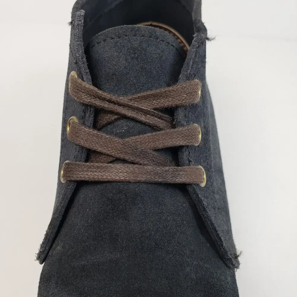 Original Chippewa Milford Mens Size 7.5 E Navy Blue Black Suede Chukka Boots